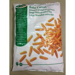   ARDO Gyorsfagyasztott Baby sárgarépa (2,5 kg/csomag; 4 csomag/karton)