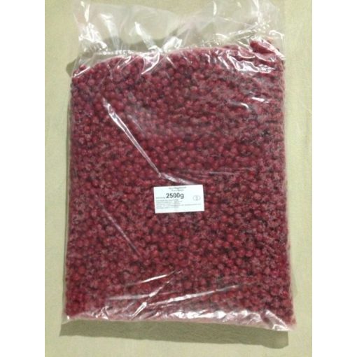 Gyorsfagyasztott pirosribizli (2,5 kg/csomag; 4 csomag/karton)