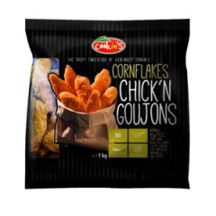   Cook in’5 Csirkemell darabok corn flakes panírban (1kg/csomag)