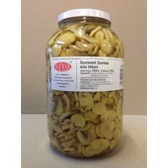 Szeletelt gomba sós lében