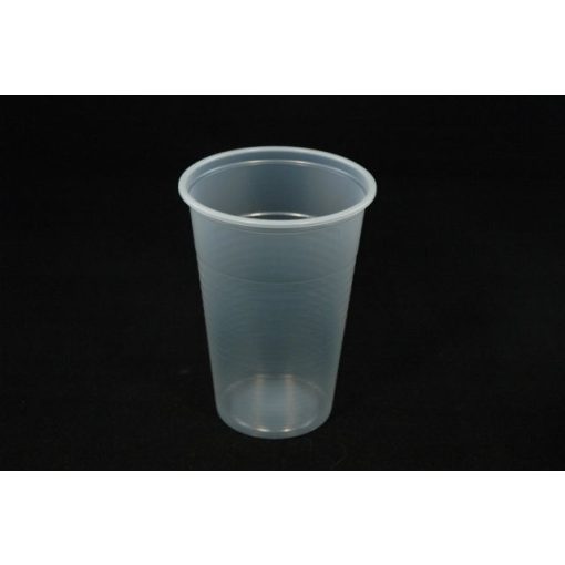 Műanyag pohár 3 dl natúr